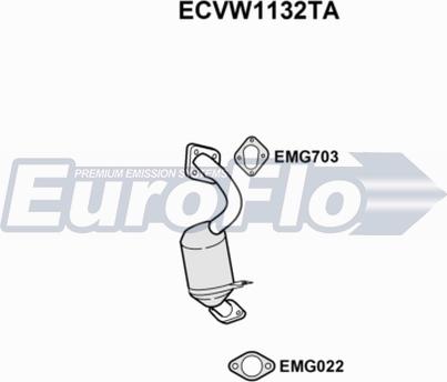 EuroFlo ECVW1132TA - Catalizzatore autozon.pro