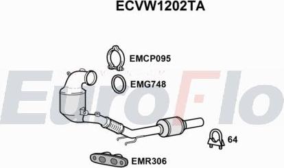 EuroFlo ECVW1202TA - Catalizzatore autozon.pro