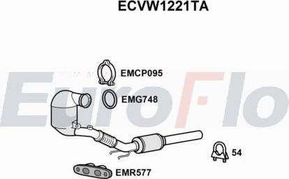 EuroFlo ECVW1221TA - Catalizzatore autozon.pro