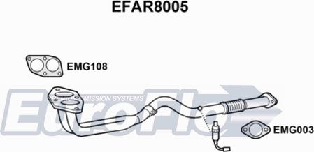 EuroFlo EFAR8005 - Tubo gas scarico autozon.pro