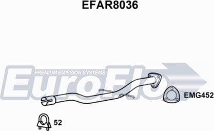 EuroFlo EFAR8036 - Tubo gas scarico autozon.pro