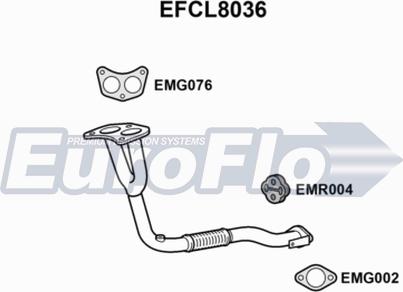 EuroFlo EFCL8036 - Tubo gas scarico autozon.pro