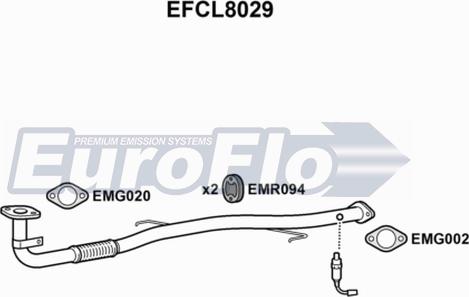 EuroFlo EFCL8029 - Tubo gas scarico autozon.pro