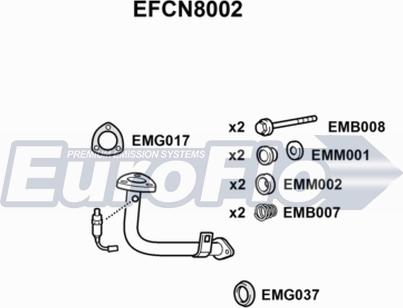 EuroFlo EFCN8002 - Tubo gas scarico autozon.pro