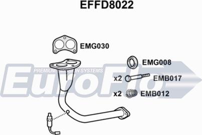 EuroFlo EFFD8022 - Tubo gas scarico autozon.pro