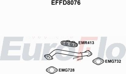 EuroFlo EFFD8076 - Tubo gas scarico autozon.pro