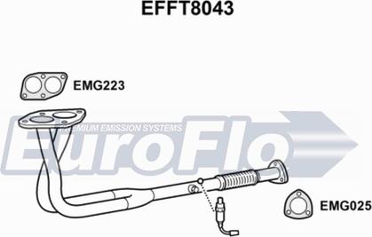 EuroFlo EFFT8043 - Tubo gas scarico autozon.pro