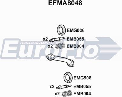 EuroFlo EFMA8048 - Tubo gas scarico autozon.pro