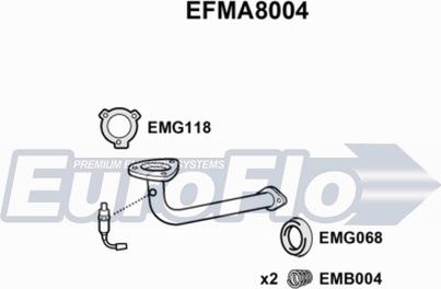 EuroFlo EFMA8004 - Tubo gas scarico autozon.pro