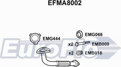 EuroFlo EFMA8002 - Tubo gas scarico autozon.pro