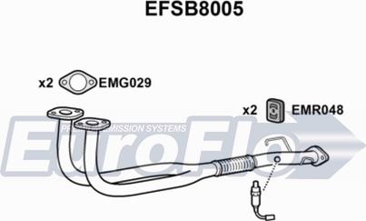 EuroFlo EFSB8005 - Tubo gas scarico autozon.pro