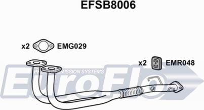 EuroFlo EFSB8006 - Tubo gas scarico autozon.pro