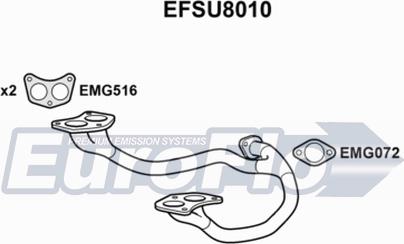 EuroFlo EFSU8010 - Tubo gas scarico autozon.pro