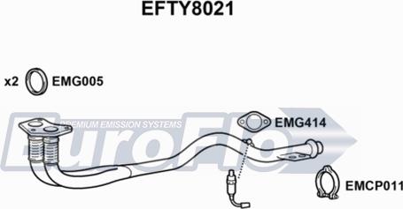 EuroFlo EFTY8021 - Tubo gas scarico autozon.pro