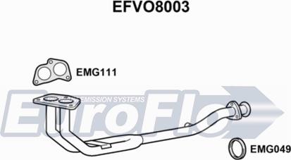 EuroFlo EFVO8003 - Tubo gas scarico autozon.pro