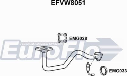 EuroFlo EFVW8051 - Tubo gas scarico autozon.pro