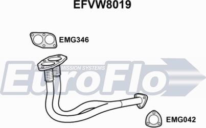 EuroFlo EFVW8019 - Tubo gas scarico autozon.pro