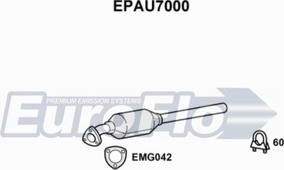 EuroFlo EPAU7000 - Filtro antiparticolato / particellare, Impianto gas scarico autozon.pro