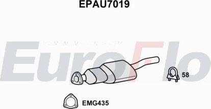 EuroFlo EPAU7019 - Filtro antiparticolato / particellare, Impianto gas scarico autozon.pro