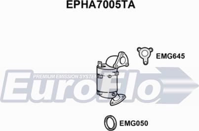 EuroFlo EPHA7005TA - Filtro antiparticolato / particellare, Impianto gas scarico autozon.pro