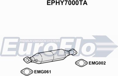 EuroFlo EPHY7000TA - Filtro antiparticolato / particellare, Impianto gas scarico autozon.pro