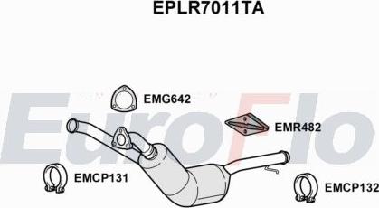 EuroFlo EPLR7011TA - Filtro antiparticolato / particellare, Impianto gas scarico autozon.pro