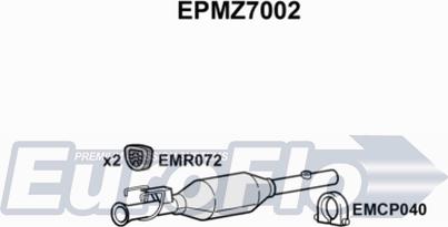 EuroFlo EPMZ7002 - Filtro antiparticolato / particellare, Impianto gas scarico autozon.pro