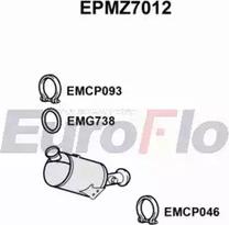 EuroFlo EPMZ7012 - Filtro antiparticolato / particellare, Impianto gas scarico autozon.pro