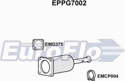 EuroFlo EPPG7002 - Filtro antiparticolato / particellare, Impianto gas scarico autozon.pro