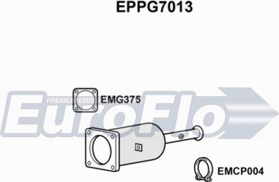 EuroFlo EPPG7013 - Filtro antiparticolato / particellare, Impianto gas scarico autozon.pro