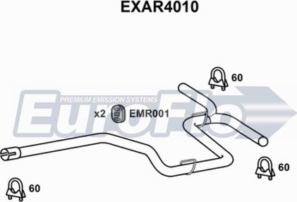 EuroFlo EXAR4010 - Tubo gas scarico autozon.pro