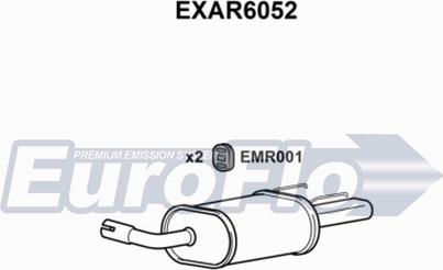 EuroFlo EXAR6052 - Silenziatore posteriore autozon.pro