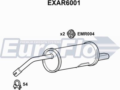 EuroFlo EXAR6001 - Silenziatore posteriore autozon.pro