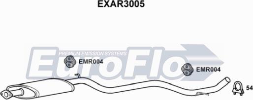 EuroFlo EXAR3005 - Silenziatore centrale autozon.pro