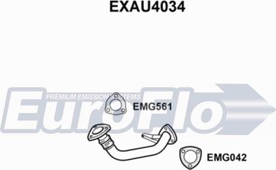 EuroFlo EXAU4034 - Tubo gas scarico autozon.pro