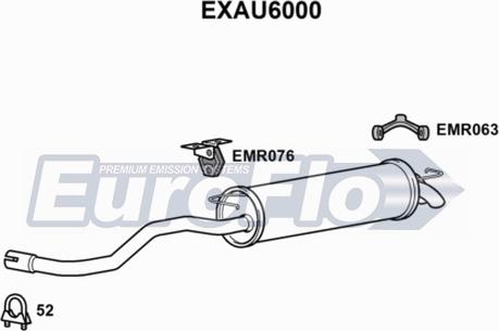 EuroFlo EXAU6000 - Silenziatore posteriore autozon.pro