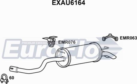 EuroFlo EXAU6164 - Silenziatore posteriore autozon.pro