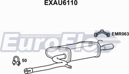 EuroFlo EXAU6110 - Silenziatore posteriore autozon.pro