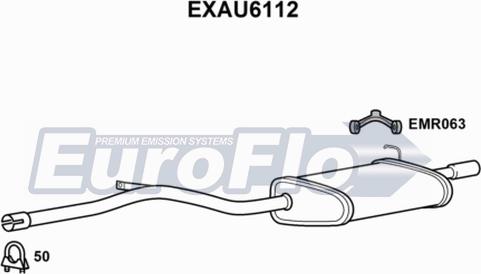 EuroFlo EXAU6112 - Silenziatore posteriore autozon.pro