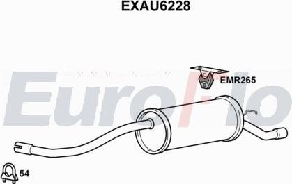 EuroFlo EXAU6228 - Silenziatore posteriore autozon.pro