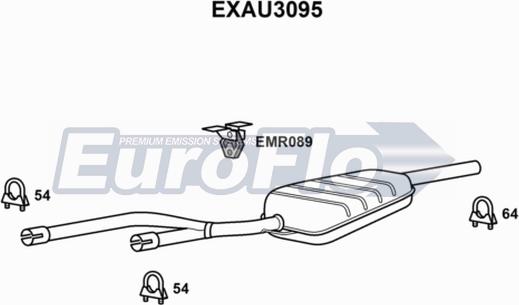 EuroFlo EXAU3095 - Silenziatore centrale autozon.pro