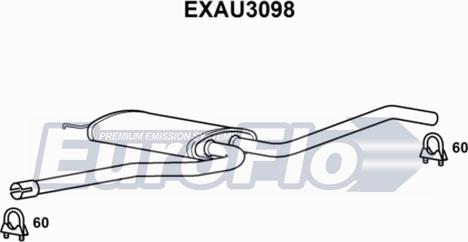 EuroFlo EXAU3098 - Silenziatore centrale autozon.pro