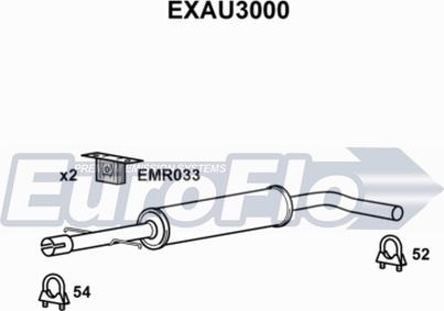 EuroFlo EXAU3000 - Silenziatore centrale autozon.pro