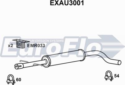 EuroFlo EXAU3001 - Silenziatore centrale autozon.pro