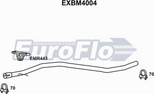 EuroFlo EXBM4004 - Tubo gas scarico autozon.pro