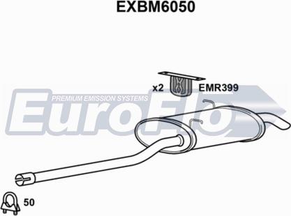 EuroFlo EXBM6050 - Silenziatore posteriore autozon.pro