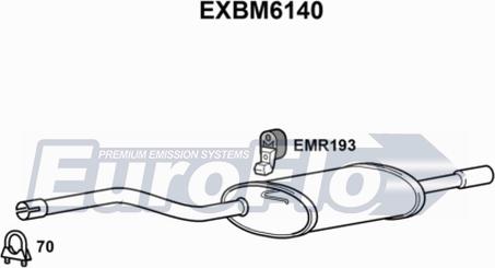 EuroFlo EXBM6140 - Silenziatore posteriore autozon.pro