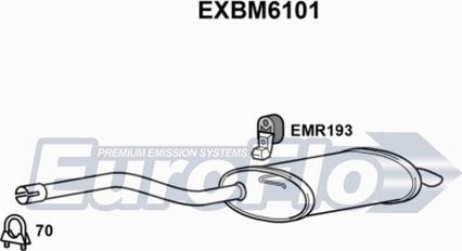 EuroFlo EXBM6101 - Silenziatore posteriore autozon.pro