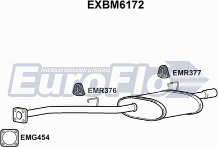 EuroFlo EXBM6172 - Silenziatore posteriore autozon.pro