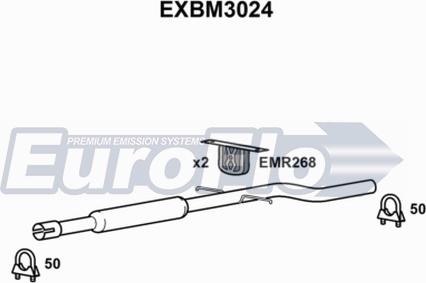 EuroFlo EXBM3024 - Silenziatore centrale autozon.pro